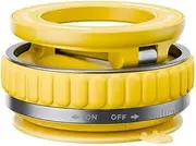 SG Portable Collapsible Vacuum Magnetic Stand - Strong Suction & Multi-Angle Viewing for Car, Kitchen & Fitness Equipment (Yellow)
