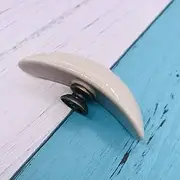 Children Room Knobs and Handles Crescent Moon Shape Ceramic Furniture Handles Door Knob Kids Drawer Cabinet Pulls - (Color: Big one 86mm)