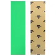Black Diamond Grip Longboard Skateboard Griptape Sheet Neon Green 10" x 48"