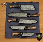 Damascus Kitchen Chef set kitchen Tools Gift for Her Christmas Gift unique Gift