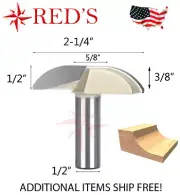 Tideway Carbide Pro LC18303608 2-1/4" COVE RAISED PANEL 1/2" shank router bit