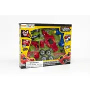 IMX14701 2 IN 1 TAKE APART RED RACING CAR