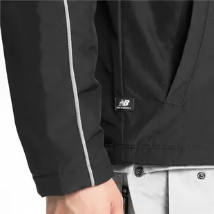 New Balance 連帽外套 Essentials Jacket 男款 黑 長袖 寬鬆 保暖 美版 NB 紐巴倫 MJ33537BK