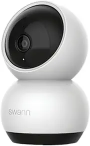 [Swann] EVO Pan-Tilt Wi-Fi Security Camera -2K HD Night Vision, Motion Detection,Siren,Two-Way Talk, Weatherproof,Free Recording​- Keep an Eye on Your Home or Business from Anywhere