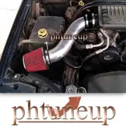 BLACK RED AIR INTAKE KIT FOR 05-10 JEEP GRAND CHEROKEE COMMANDER 3.7L 4.7L V8 (for: Jeep)