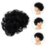 Chemical Fiber Short Curl Wig Funny Wigs for Party Man Mens Cosplay