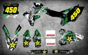 Kawasaki KXF 450 2016 - 2017 Full custom sticker kit GRAFFITI STYLE decals