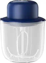 zolyet Electric Egg Beater with 1000mL Container Wirel Automatic Milk Foam Maker Stand Egg M er Kitchen Whisking Beater for Baking Cooking Sauces Cream Coffee Blue