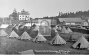 Camp Tents Fort Stevens Oregon OR - REPRINT
