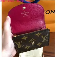 在飛比找蝦皮購物優惠-閒置二手 LV豆豆夾 LOUIS VUITTON 女士拉鏈零