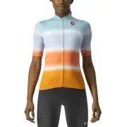 CASTELLI DOLCE JERSEY SKYLIGHT/POP ORANGE