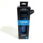 CamelBak eddy 20oz 600ml filtered by Lifestraw, True Blue Water Bottle, New