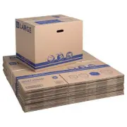 Recycled Moving Storage Boxes 25 Count Pcs Pack 24x16x19" Large Kraft Corrugated