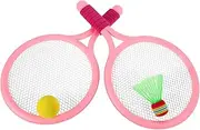GALPADA 1set Boy Girl Badminton Racket Set Shuttlecocks and Tennis for Outdoor Family Activities Engaging Parent-boy Girl Interaction and Developmental for Boy Girl