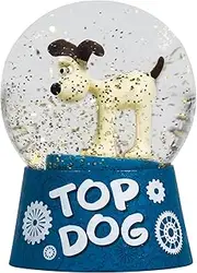 Half Moon Bay Gromit Snow Globe | Wallace and Gromit Merchandise | Christmas Snow Globe | Wallace and Gromit Gifts | Gromit Snow Globes for Children | Christmas Decor & Xmas Decorations | Funny Gifts