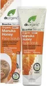 Dr Organic Face Scrub Manuka Honey 125ml