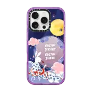iPhone 16 Pro Impact Case MagSafe Compatible Moon Caravan by Phannapast