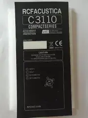 4pcs Replacement RCF C3110 Sticker Speake Back Pannel logo Badge Aftermarketet
