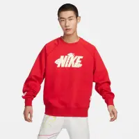 在飛比找momo購物網優惠-【NIKE 耐吉】上衣 男款 長袖上衣 大學T 運動 刷毛 