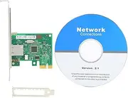 Richer-R PCIE Network Card,Gigabit Network Card Adapter with RJ45 Interface,Server Network Card PCIE X1 Gigabit Network Adapter Computer Accessory for Intel I210AT Chip
