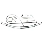 Parking Brake Cable Kit Complete 1973-77 El Camino Monte Carlo Laguna Stainless