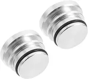 Happyyami 2pcs Cigarette Lighter Cover Cap: Universal Waterproof Dustproof Cover For Auto Car Cigarette Lighter Socket Plug Dust Cap Car Accessory