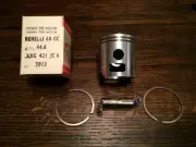 BENELLI DYNAMO BUZZER HURRICANE 65cc 60cc COMPLETE PISTON KIT *NOS!*