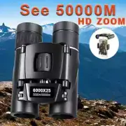 Portable Powerful Binoculars Long Range BAK4 Telescope Folding FMC Optics