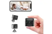 Security Camera Indoor Wireless,4K ic WiFi Nanny Cam,Small Home Security Cameras with 180 Days Standby Battery Life,Auto Night Vision, AI Human Detection,2-Way Talk,Dual LensS70W