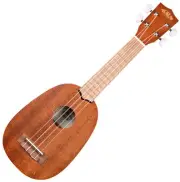 Kala KA-P Satin Mahogany Soprano Pineapple Shape Ukulele Natural
