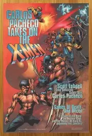 1996 Marvel Comics X-Men Print Ad/Poster Wolverine Cyclops Carlos Pacheco Art
