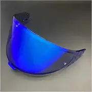 Full Face Motorcycle Windshield For SH&OE&I Z8 RF1400 NXR2 CWR-F2 Helmet Shield Capacete Moto Lens Windshield Motorcycle Helmets Accessories Helmet Visor Windshield Motorcycle Wind Deflector(Deep Blue