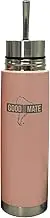 Mate Listo Autocebante Travel Cup - 500ml Stainless Steel Yerba Mate Thermos with Bombilla | Leak-Proof, Self-Serving 2-in-1 Design | Dusty Rose | Model GM1PINK | 1.2 lbs