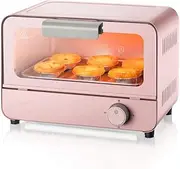 Toaster Oven Mini Oven Multifunctional Household Small Baking Machine 6L Capacity 30 Minutes Timer Food Heater Kitchen Cooking Tool Pink Halogen ovens/13273 (Color : Pink)