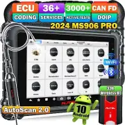 2025 Autel MaxiSys MS906 Pro Car Diagnostic Scan Tool Bidirectional EC/U C0ding