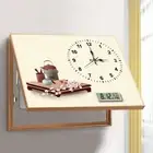 Enhance Your Decor with a Sleek LCD Digital Wall Clock and Temperature Display