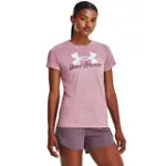 【UNDER ARMOUR】UA 女 TECH TWIST GRAPHIC 短T-SHIRT_1379490-697(霧粉色)