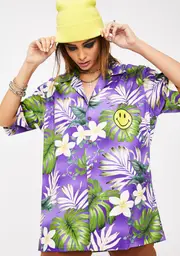 [MARKET] Smiley Hawaiian Shirt