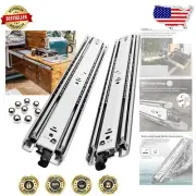 40-Inch Heavy Duty Locking Drawer Slides with Full Extension & 150 lb Capacity