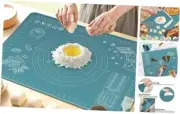 Silicone Pastry Mat Extra Thick Non-stick Baking Mat, 32" x 24" Rolling Dough