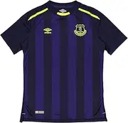 Umbro Premier League Everton 2017-2018 Third Kit Youth Boys Soccer Jersey, Ages 8 to 18 Navy, Purple
