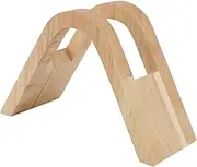 Coffee Filter Holder Arch Design Waterproof Coffee Paper Storage Rack Coffee Filter Paper Container Stand for Home Use Made of Rubber Wood