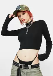 [4TH & RECKLESS] Leah Knit Tie Back Top