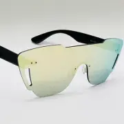 Shield Sunglasses Mirrored Lens Fashion Futuristic Visor Sun Glasses