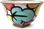 J-Kitchens Workshop Sho ~ Square High Stand Rice Bowl, Red, Stained, Color, Hasami Yaki, Made in Japan / 180719