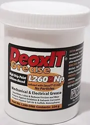 Deoxit L260DNp Plus Mechanical and Electrical Grease - Infused with DeoxIT D100L to Help Break up Oxidation - 226g jar