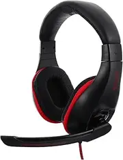VILLFUL Gaming Headset with Mic Over Ear Comfortable Headphones for Noise Cancelling Design Telescopic Headband Dual Plug for Extended Gaming Sessions
