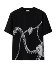 Burberry Shield Hardware Crewneck T-Shirt S,XS,M black