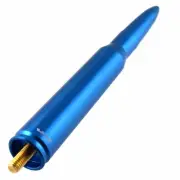 FITS 79-14 BLUE FORD MUSTANG 50 CALIBER BULLET SHORT STUBBY ANTENNA 5.5" INCH (for: Ford)