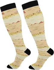 [Caihoyu] Compression Socks For Women Compression Sock 15-20 mmHg for Nurses, Pregnancy, Flying, Running,Travel